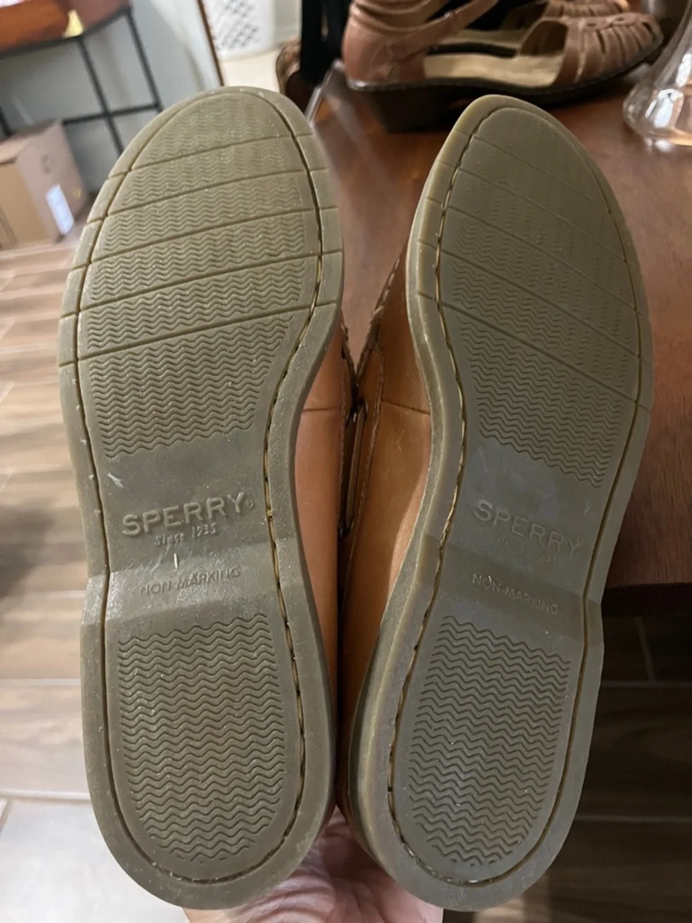 Sperry Avery Tan Leather Kiltie Penny Loafer New without 📦 - Picture 8 of 11